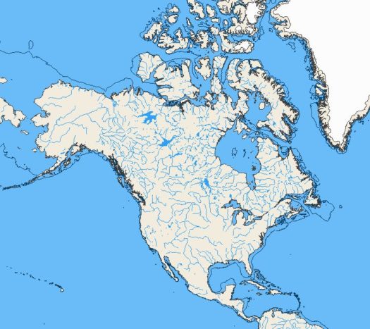 Cartes CMap Amérique du Nord