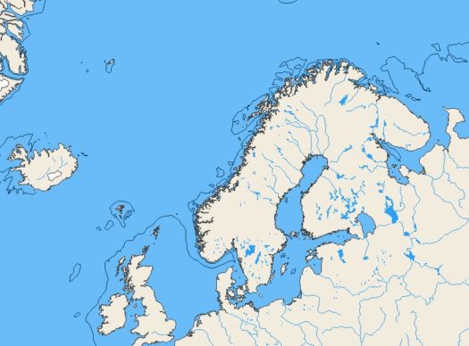 Cartes CMap Europe du Nord