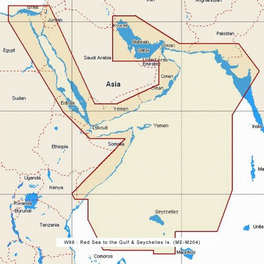 Cmap charts Red Sea, Arab Gulf, Africa & Antarctica - Image 4