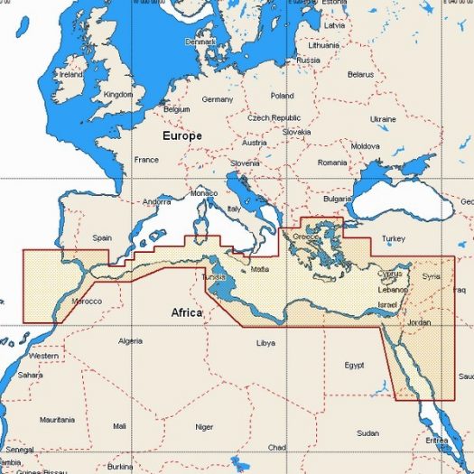 W83 - South Mediterranean Sea and Aegean Sea