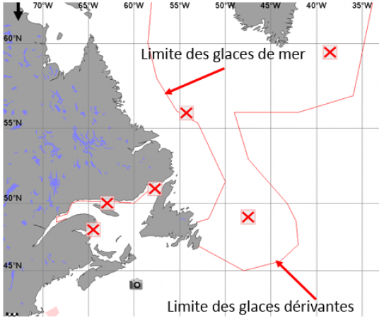 limite des Icebergs 