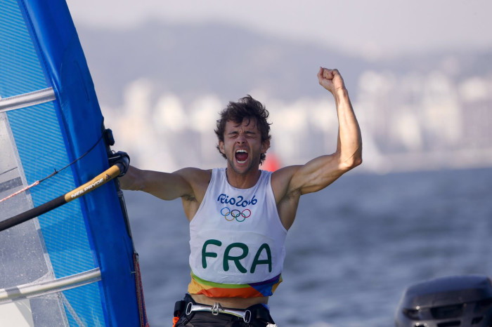 pierre le coq celebrates his bronze10f2