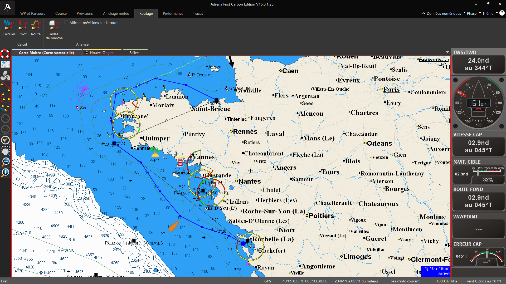 routage parcours