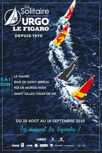 Affiche de la solitaire urgo le figaro 2018