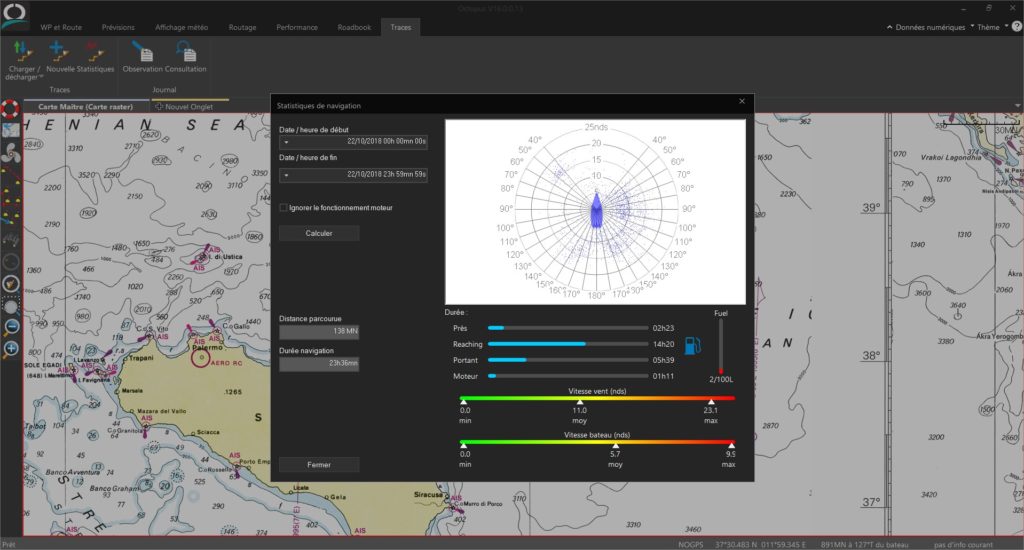 capture octopus statistiques de navigation