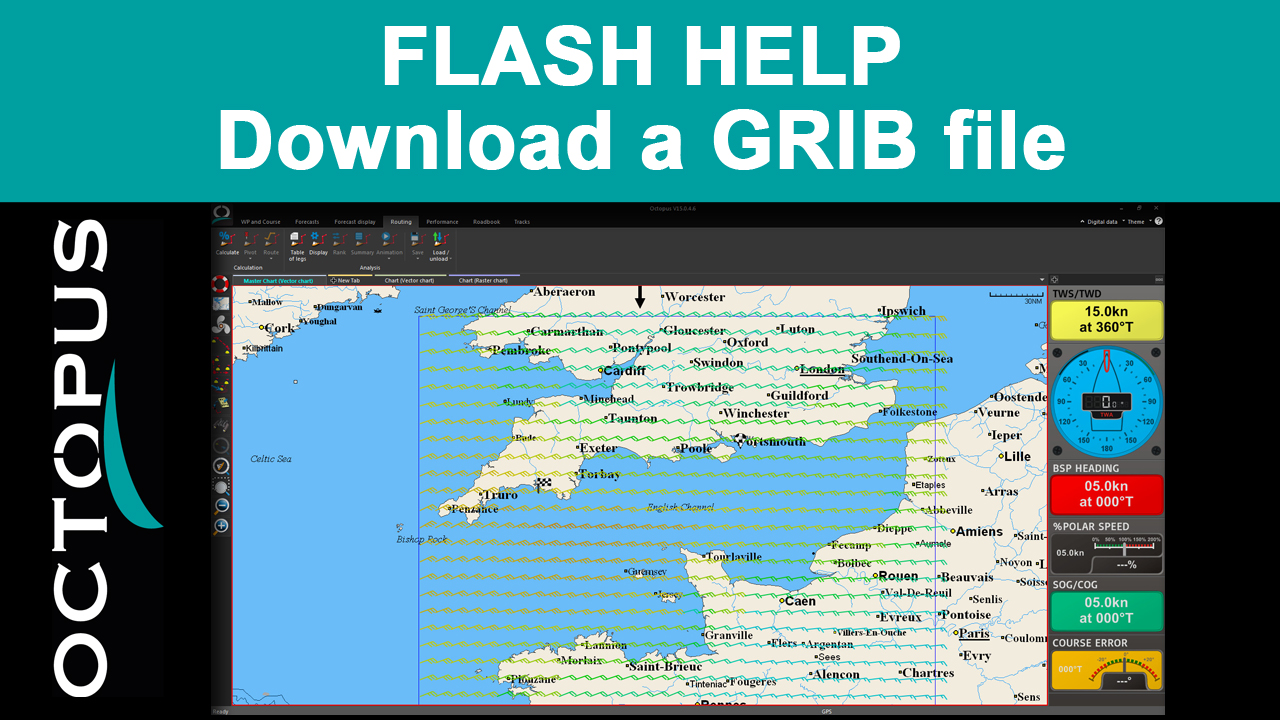 Flash Help Video: Download a GRIB file with Octopus - Adrena software